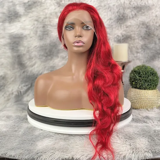 250% Density Lace Front Human Hair Wigs For Women Pre Plucked With Baby Hair Black Body Wave Brazilian Lace Wig
