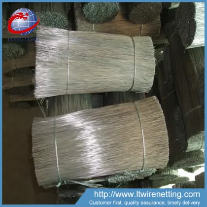 Straightening Machine black cut iron wire / galvanized cut iron wire