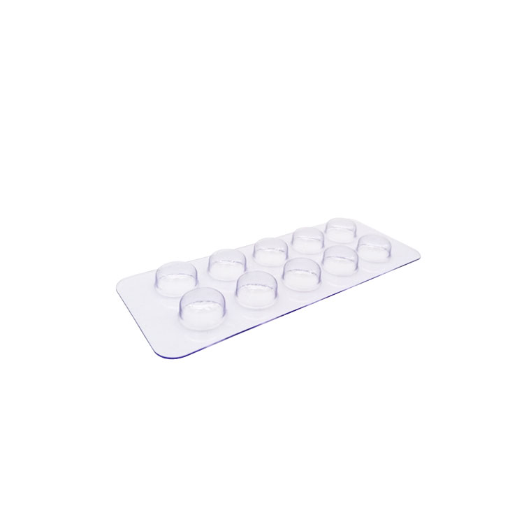 Medicine transparent round small pills blister trays