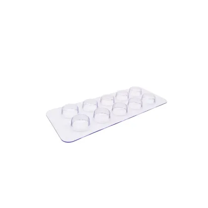 Medicine transparent round small pills blister trays