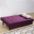 Lipatan Kaki Metal Bed Fabrik Storage Sofa