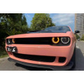 Glossy Crystal Car Body Coral Peach Vinyl Wrap