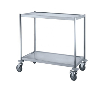 SS304 Round Tube Collecting Kettle Trolley Kitchen Cart