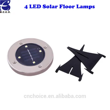 4 LED Solar Outdoor Ground Lights Garden Landscape Lighting for Yard Driveway Lawn Pathway