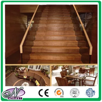 Outdoor anti-slip antique carbonized strand woven bamboo flooring