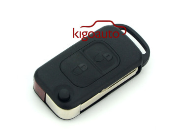 2 button Folding key shell HU39/HU64 key blade flip key for Mercedes