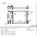 Kühler für BMW E30 (82-) ​​316 I Oemnumber 1719024