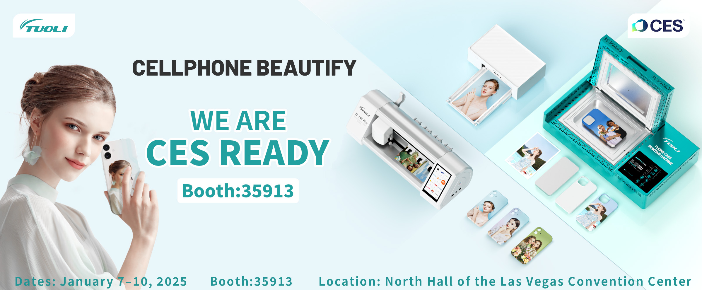 ces 2025 of printing phone case machine