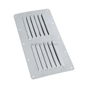 ALASTIN MARINE Stainless Steel Stamped Louvered Vent Grill Cover for Boats and Yachts