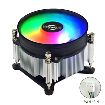 Sumond Factory Price Intel CPU Cooler Fan for LGA 115X Series - Quiet Color Light CPU Cooler