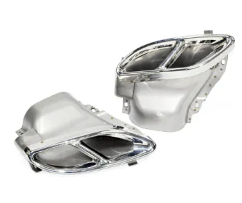 Carbon Fiber Exhaust Pipes and Muffler Tips for Benz W205, W212, GLE, GLS, GLC, CLA