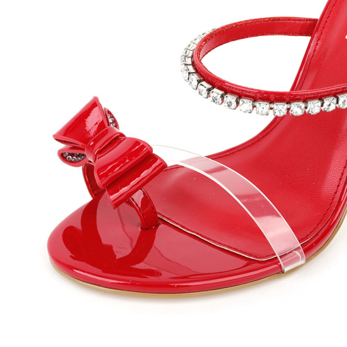 Butterfly Strap Open-Toe Stiletto Sandals