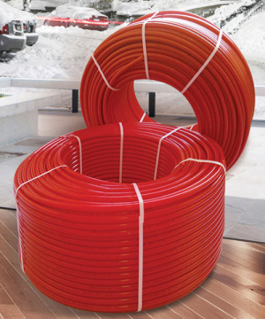 3 layer EVOH PE-RT pipe for under floor heating system