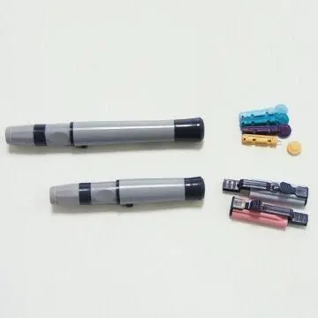 Adjustable automatic lancing devices with ejectors