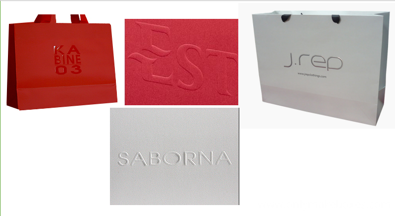 embossing paper bag embossing paper bag