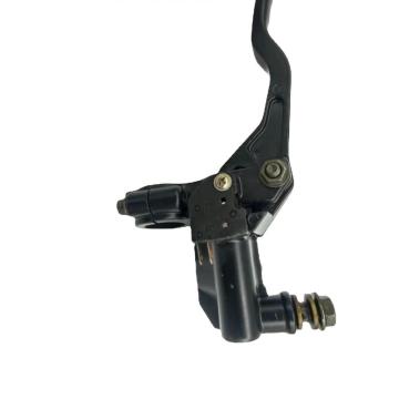 Motorcycle upper pump assembly with handle