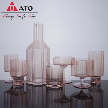Conception de verre à vin rouge tasse de verres de cristal gobelet
