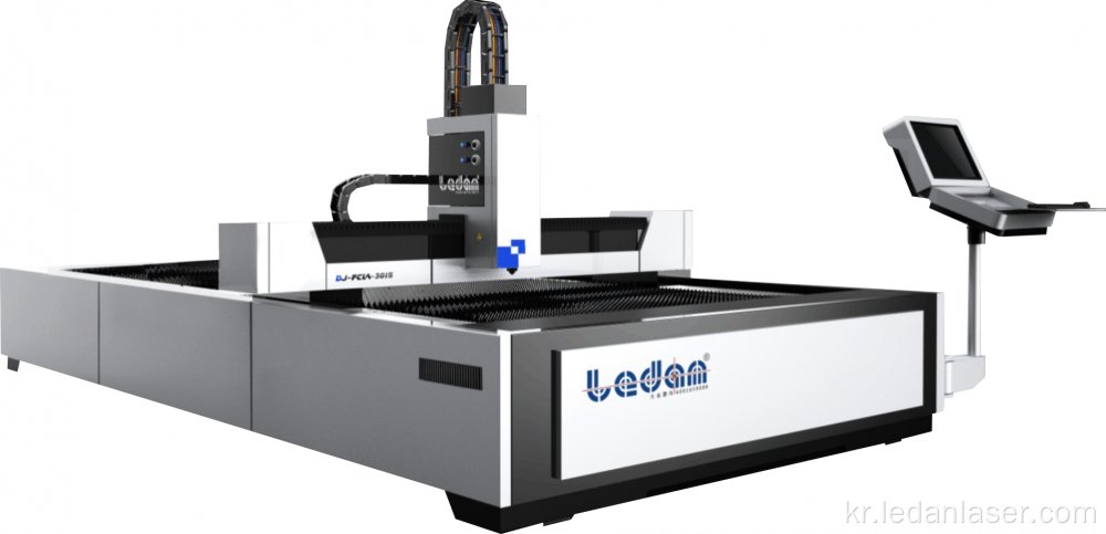LEDAN DFCS4015-4000WSINGLE 테이블 파이버 레이저 커팅 머신