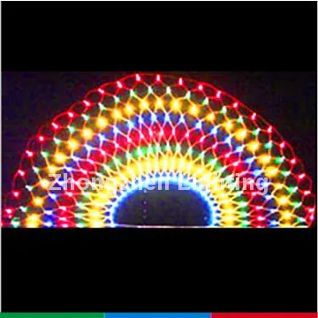 200LEDs half roun net light Christmas decoration light