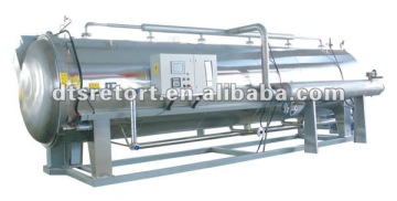 Spraying Automated retort pouch sterilizer