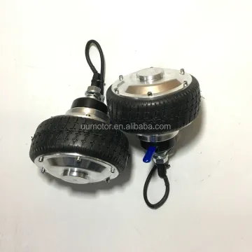 24V 180W Single Shaft Brushless Electric Wheelchair Hub Motor with Emergency Brake - 6 Inch Wheel