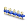 Encabezado de lanzamiento de 2.0 mm doble fila azul recto