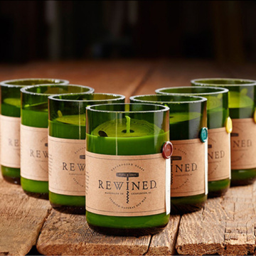 Natural Soy Scented Wine Bottle Candles Gift Set