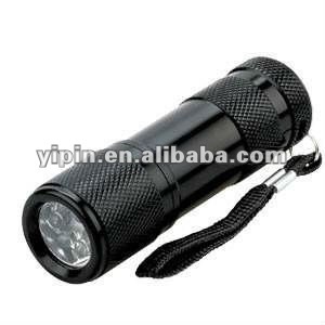 portable mini cheap led torch light 9 led flashlight