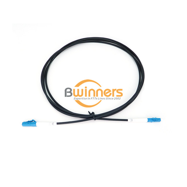 1F LC-LC SM com patch cord de fibra blindada TPU blindado