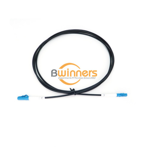 1F LC-LC SM com patch cord de fibra blindada TPU blindado