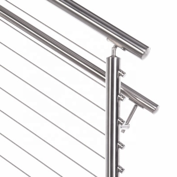 Hot Selling 304 316 Balustrada de metal de acero inoxidable para barandas interiores