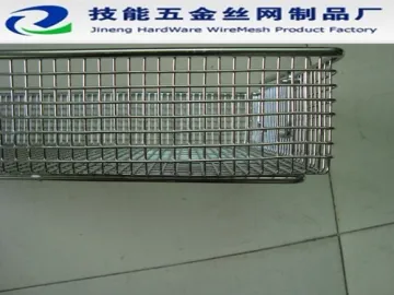 high quality stainless steel disinfection basket for medical use/metal fruit basket/wire basket