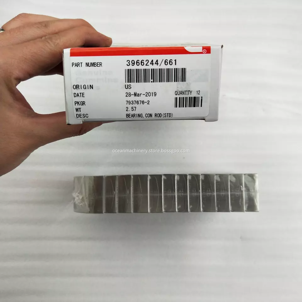 Original 6ct Diesel Engine Connecting Rod Bearings 3966244, High ...