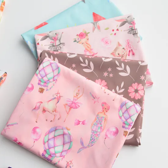 100% Cotton Poplin Woven Fabric Printed Floral Cloth