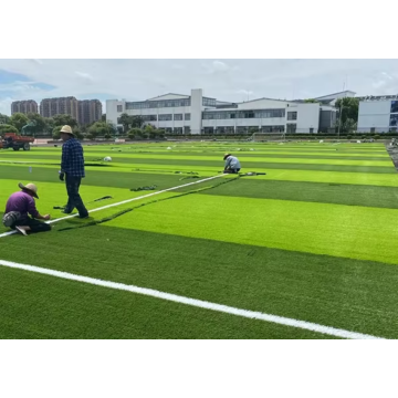 Gazon artificiel synthétique de 50 mm pour terrain de football