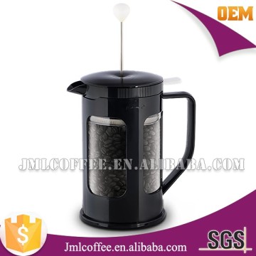 Black color french press plastic new colorful rainbow series product 2016