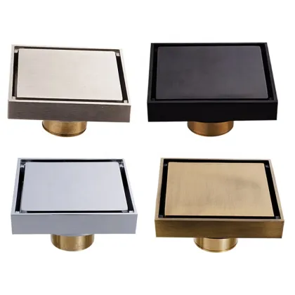 Bathroom Anti-Odor Brass Floor Drain