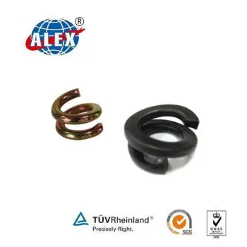 Railroad Spring Washer Railway fastener System, High Tensile material Railroad Spring Washer, railroad parts Railroad