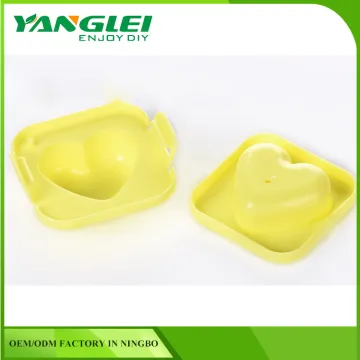 star and heart egg mold