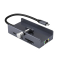 Bureaubevestiging 8-in-1 type C hubs multiportadapter
