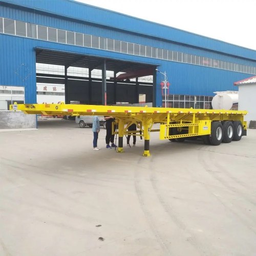 3 Axel 40ft flatbed semitrailer