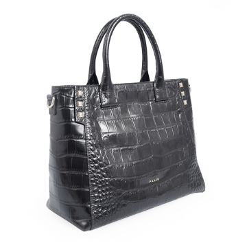 Casual Ladies Crocodile Tote Bag For Work Travel