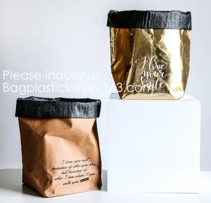 TYVEK BAGS, WATERPROOF TYVEK HANDBAG, TOTE BAG, DUPONT PAPER REUSABLE BAG, TYVEK FOLDABLE, TYVEK PAP