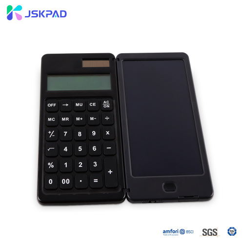 JSKPAD Bloco de Notas Calculadora Solar Portátil LCD Inteligente