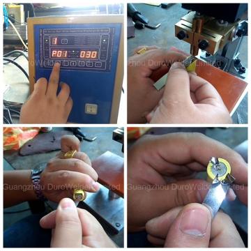 Battery tab spot welding machine