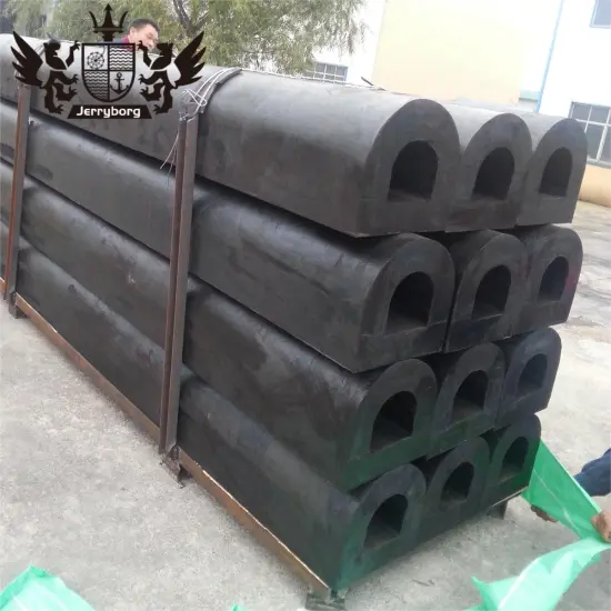 Custom-Made Dock Protection D Section Boat Fender/Rubber D Shaped Bumper