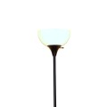 Black piano standing floor lamp