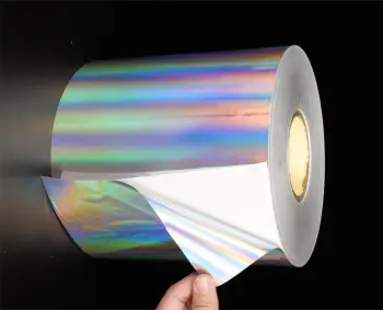 Plain Laser BOPP Water Based Permanent Art Paper