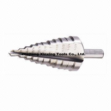 Step Drill with 90° Step and 100° Point Angle, Available in Different Sizes