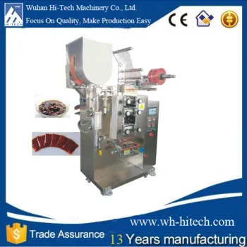 500g Bag BBQ Sauce Pakcing Machine With Stirrer